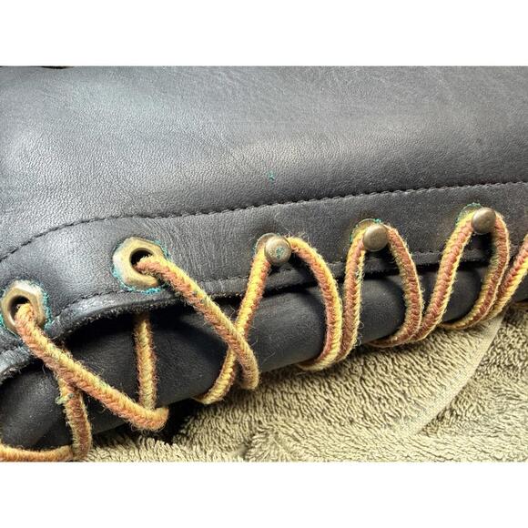 Hall's Lineman Motorcycle Boots 12E Gorgeous w/ New Soles! - Picture 6 of 9